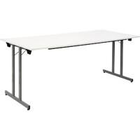 Table pliante Sodematub Blanc, gris 1 800 x 800 x 740 mm