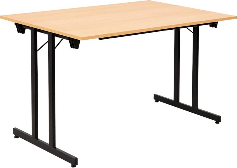Table pliante Sodematub Rectangulaire Noir Bois TPMU128 1200 x 800 x 740 mm