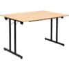 Table pliante Sodematub Rectangulaire Noir Bois TPMU128 1200 x 800 x 740 mm