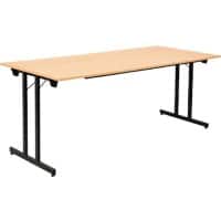 Table pliante Sodematub TPMU188 Noir 1&nbsp;800 x 800 x 740 mm