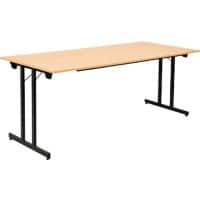 Table pliante Sodematub TPMU188 Noir 1 800 x 800 x 740 mm