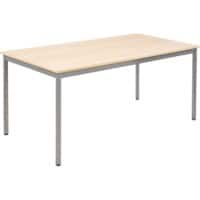 Table Sodematub Rectangulaire Argenté Fer Argenté 1600 x 800 x 740 mm