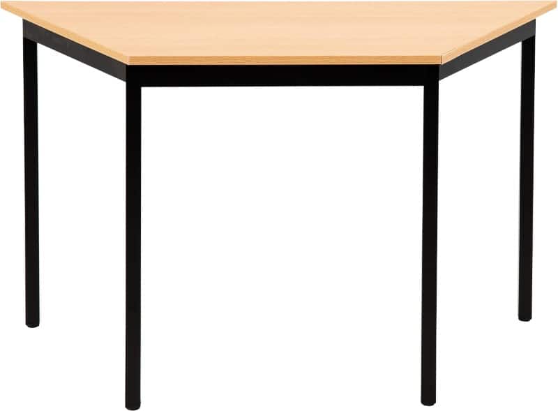 Table trapézoïdale Sodematub Trapézoïdal Hêtre Fer Noir 1200 x 600 x 740 mm