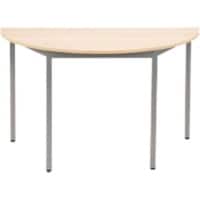 Table demi-cercle Sodematub Demi-cercle Argenté Fer 120 x 600 x 740 mm