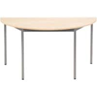 Table demi-cercle Sodematub Demi-cercle Argenté Fer Argenté 1400 x 700 x 740 mm