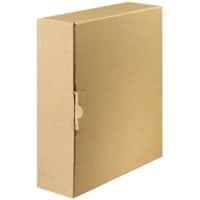 Boîte de classement Falken 11286606001F A4 Brun 8 x 23 x 32 cm (l x p x h) Carton 50 unités