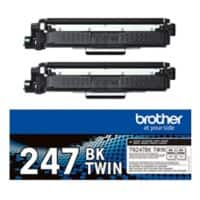 Toner Brother TN247BKTWIN D'origine Noir 2 unités