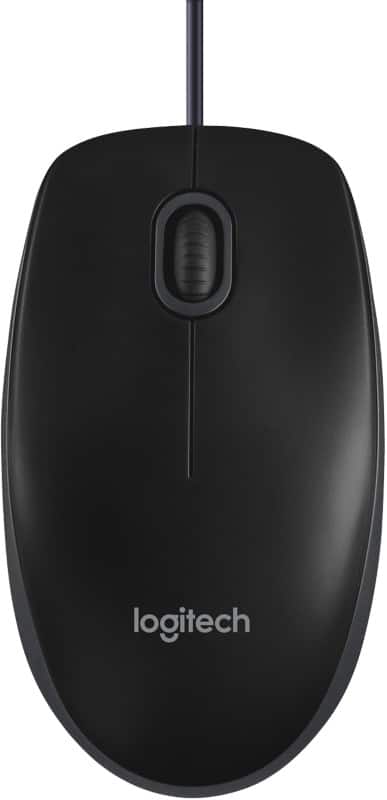 Logitech B100 Muis Met kabel Zwart
