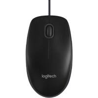 Logitech B100 Muis Met kabel Zwart