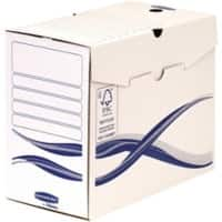 Bankers Box Basic Archiefdoos 44603 A4+ Karton 15 (B) x 34 (D) x 25,5 (H) cm Wit 15.0 cm 10 Stuks