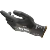 Gants de manutention HyFlex Mousse, Nitrile Taille 8 Noir 12 Paires