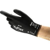 HyFlex Werkhandschoenen PU (Polyurethaan) Maat 9 Zwart 12 Paar