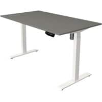 Kerkmann Move 1 Zit-sta-bureau Rechthoekig Grafiet T-Voet 1.400 (B) x 800 (D) x 1.230 (H) mm Melamine, staal