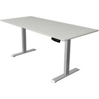 Kerkmann Zit-sta-bureau Move 1 Rechthoekig Elektrisch Hoogteverstelbaar Melamine; staal Zilver Lichtgrijs 1,800 x 800 x 1,230 mm