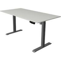 Kerkmann Move 1 Zit-sta-bureau Rechthoekig Lichtgrijs T-Voet 1.400 (B) x 800 (D) x 1.230 (H) mm