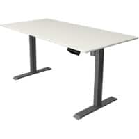 Kerkmann Move 1 Zit-sta-bureau Rechthoekig Wit T-Voet 1.400 (B) x 800 (D) x 1.230 (H) mm