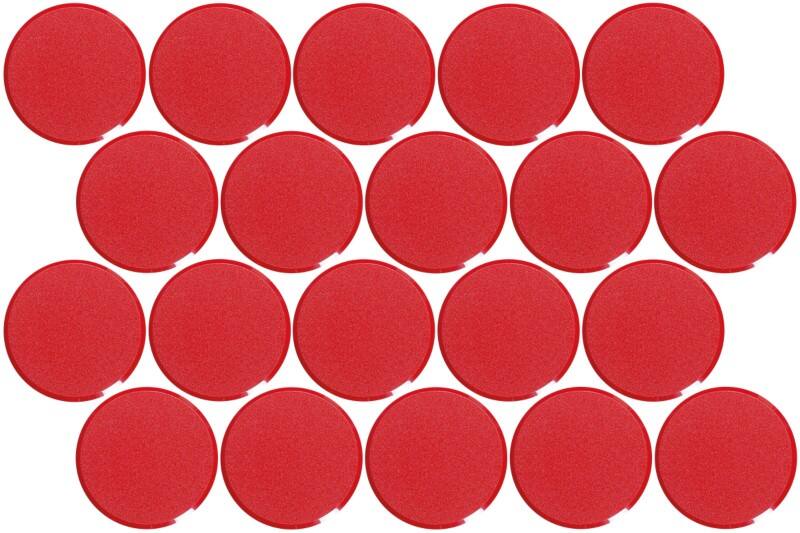 Aimants pour tableau blanc Maul Rouge 2 kg Capacité de charge 33 mm 20 Unités