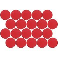 Maul SuperMagnet Whiteboard-magneten Rood 2 kg draagkracht 33 mm 20 Stuks
