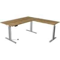 Bureau assis-debout Kerkmann Move 3 En forme de L Hauteur ajustable électriquement 1800 x 1800 x 1200 mm