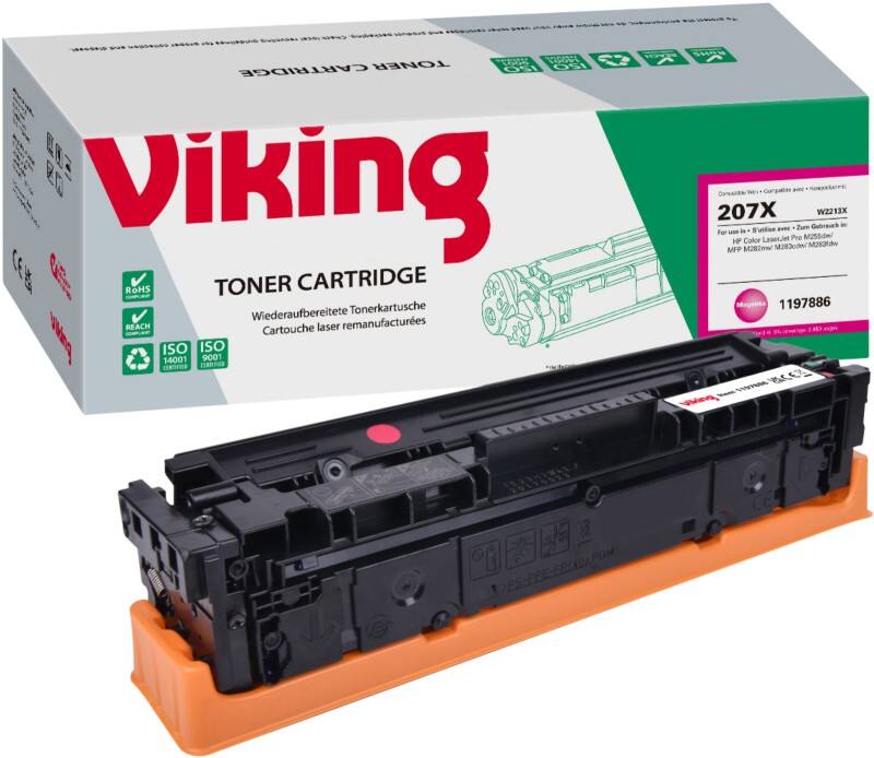 Compatibel Viking HP 207X Tonercartridge W2213X Magenta