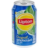 Boisson gazeuse Lipton Ice Tea Pétillant 24 cannettes de 330 ml