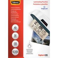 Pochettes de plastification Fellowes ImageLast A3 Brillant 125 microns Transparent 25 unités