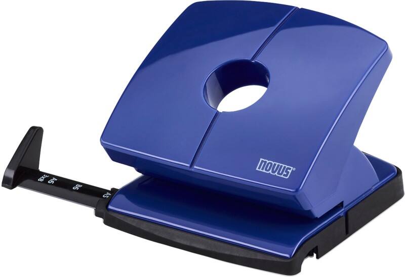Perforatrice Novus OFFICE 2 Perforations Métal, Plastique 20 Feuilles 025-0632 Bleu