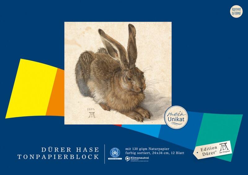 Papier de création Staufen Dürer Green 24 x 34 cm 12 feuilles 130 g/m² 11 couleurs assorties