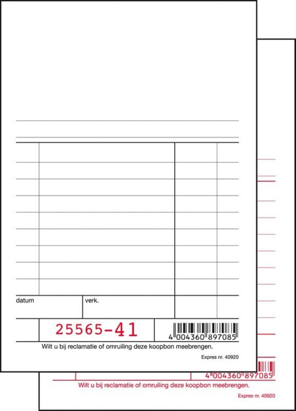 Sigel Kassablok Niet geperforeerd