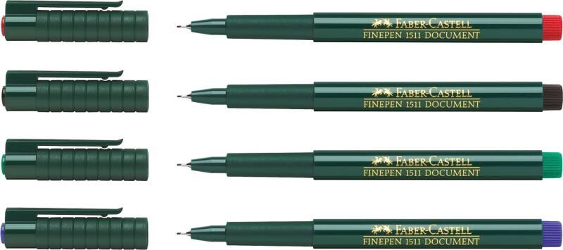 Faber-Castell Finepen Fineliner 0,4 mm Kleurenassortiment 1511 10 Stuks