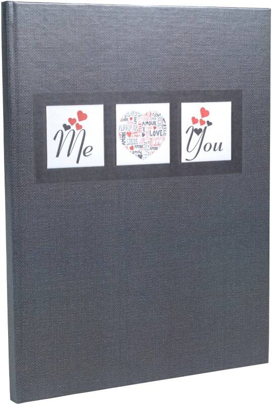 Livre d'or EXACOMPTA Carton, Papier Noir 47681E 23 x 27 x 1,2 cm (l x p x h)