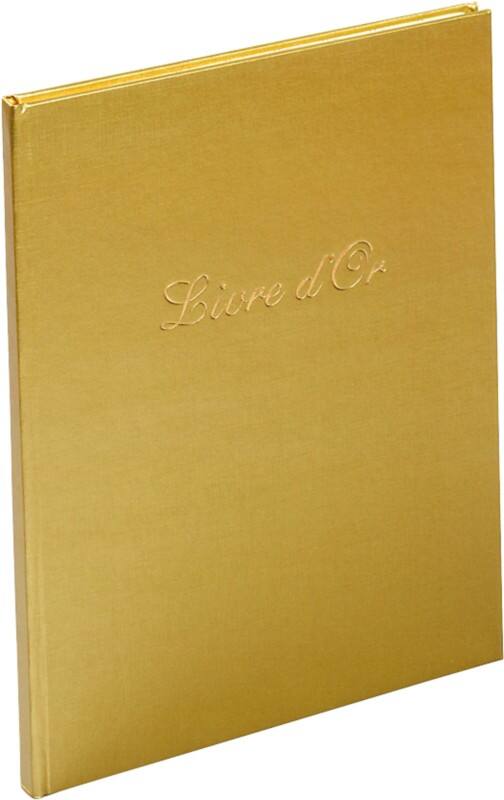 Livre d'or EXACOMPTA Carton, PU, PVC Doré 4989E 23 x 27 x 1,2 cm 2 unités