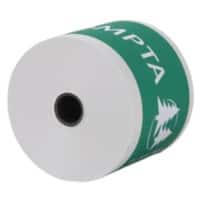 Bobines calculatrices 60 g/m² 57 mm x 70 mm x 12 mm x 37 m Blanc 10 Rouleaux