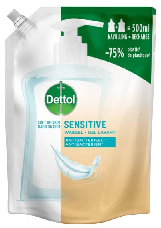 Dettol Handzeep-navulling Vloeibaar Sensitive 500 ml