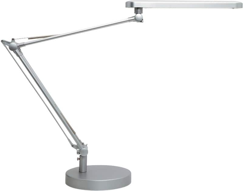Unilux Mambo Vrijstaand Bureaulamp LED Zilver 280 x 190 x 600 mm