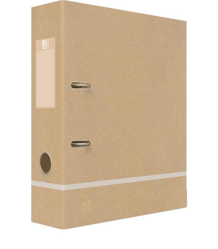 OXFORD Breed Classeur A4 80 mm Bruin 2 Ringen 400139839 Karton Mat