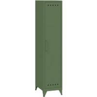 Bisley Fern Garderobekast Metaal Niet afsluitbaar 380 x 510 x 1.800 mm Olijfgroen