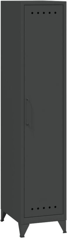 Casier Bisley Fern Métal 3 Étagères 380 x 510 x 1800 mm Anthracite