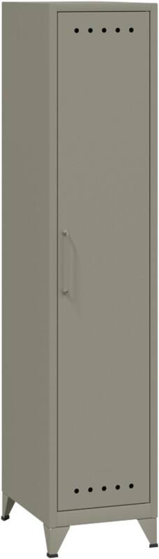 Casier Bisley Fern Métal 3 Étagères 380 x 510 x 1800 mm Gris clair