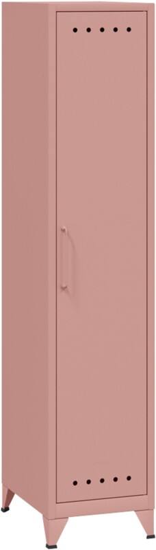 Casier Bisley Fern Métal 3 Étagères 380 x 510 x 1800 mm Rose pastel