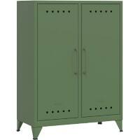 Buffet BISLEY Fern Métal 800 x 400 x 110 mm Vert olive