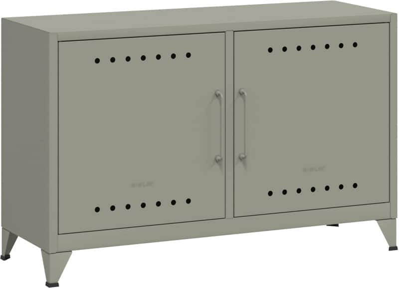 Buffet Bisley Fern Métal 1140 x 400 x 725 mm Gris clair