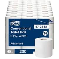 Tork Toiletpapier T4 2-laags Neutrale geur Pak van 48 x 200 vellen