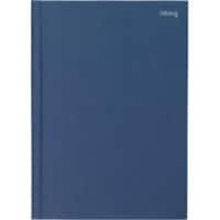 Viking Schrijfblok A4 Gelinieerd Gebonden Zijgebonden Papier Harde rug Marineblauw 160 Pagina's