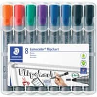 STAEDTLER Flipovermarker Kleurenassortiment Pak van 8