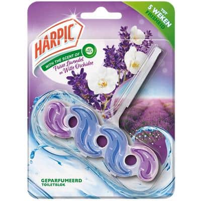 Harpic Wc-blok Solide Lavendel en Witte orchidee 35 g
