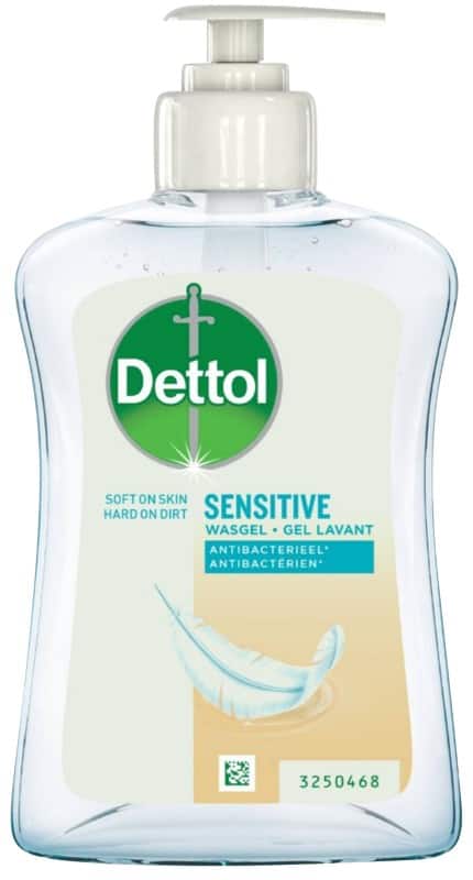 Dettol Sensitive Handzeep Pomp Antibacterieel Gel 47220648 250 ml