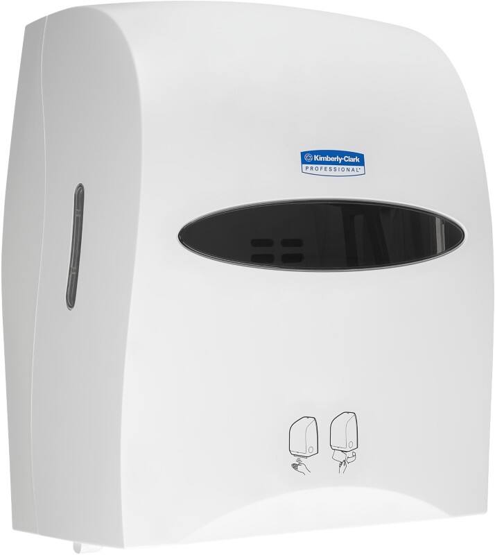 Distributeur d'essuie-mains Kimberly-Clark Professional 9960 Capteur électronique Verrouillable Electrique Blanc