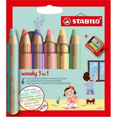 Lot de crayons STABILO Woody 3 in 1 8806-3 6 Unités