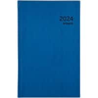 Brepols Agenda 2023 14,8 x 21,5 cm 1 dag per bladzijde Papier Zwart Nederlands, Frans, Engels, Duits Niet navulbaar